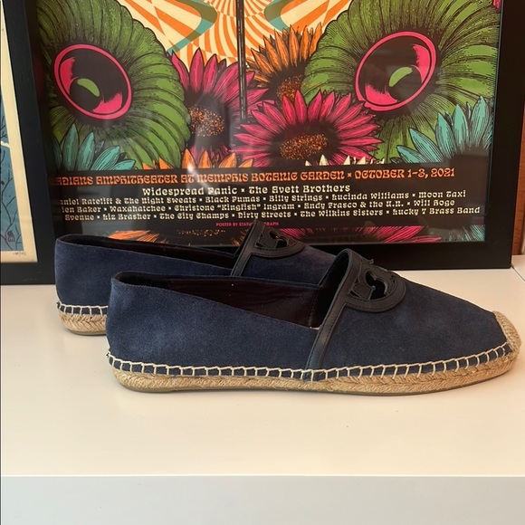 Tory Burch Women's Blue Espadrilles-Sz 9.5 - Picture 5 of 8